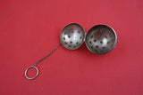 Pattern Unknown by Shiebler Sterling Tea Ball Strainer w piercings 2" x 2" #3376