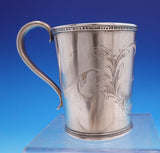 Tifft and Whiting Coin Silver Baby Cup with Engraved Scrollwork 3.8 ozt. (#9085)