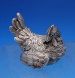 Buccellati Italian .800 Silver Hen Figurine 1 3/4" x 2 1/2" 8.6 ozt. (#8244)