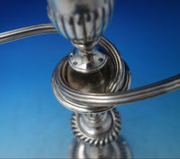 Gadroon by Unknown Silver on Copper Candelabra Three-Light 15" (#6051)