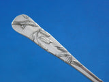 Lap Over Edge Acid Etched by Tiffany Silver Coffee Spoon GW Seed Pods 4 3/4"