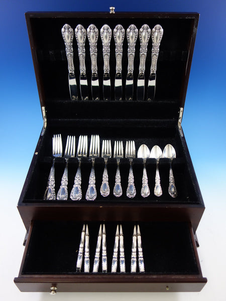 Prince Eugene by Alvin Sterling Silver Flatware Set for 8 Service 40 pcs Dinner