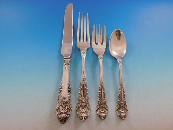 Sir Christopher by Wallace Sterling Silver Regular Size Place Setting(s) 4pc