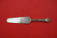 Iris by Durgin-Gorham Sterling Cake Server narrow silverplate blade 9 1/2"