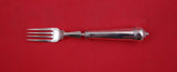 Trifid by James Robinson Sterling Fish Fork cannon style HH AS w/design 7 1/4"