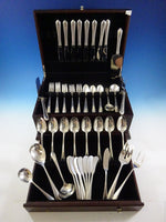 Wild Flower by Royal Crest Sterling Silver Flatware Set For 8 Service 65 Pieces