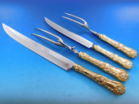 English King Gold by Tiffany & Co Sterling Silver Flatware Set 12 Service 256 pc