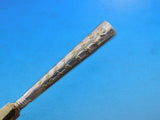 Greek Handle by Tiffany & Co. Sterling Silver Fruit Knife w/Raised Gold Leaves