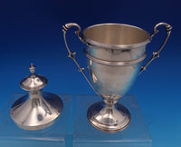 Crichton Bros English Estate Sterling Silver Covered Urn 10" Circa 1922 (#8429)