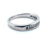 Platinum 1/2ct Genuine Natural Diamond Ring Wedding Band (#J4937)