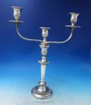 Gadroon by Unknown Silver on Copper Candelabra Three-Light 15" (#6051)