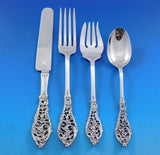 Trianon Pierced by Dominick & Haff Sterling Silver Flatware Set Service for 12