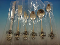 Old Master by Towle Sterling Silver Flatware Set 8 Service 55 PC Dinner Size New