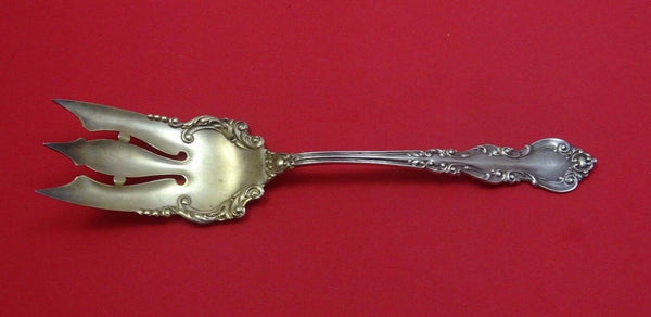 Warwick by International Sterling Silver Buffet Fork Gold Washed 8 1/4"