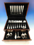 Fashion Lane by Durgin Sterling Silver Flatware Set for 8 Service 54 pcs Scarce