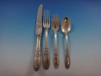 Old Mirror by Towle Sterling Silver Flatware Service Set 34 Pieces