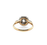 14k Gold Antique 1.15 Carat Genuine Natural Diamond Halo Ring (#J5634)