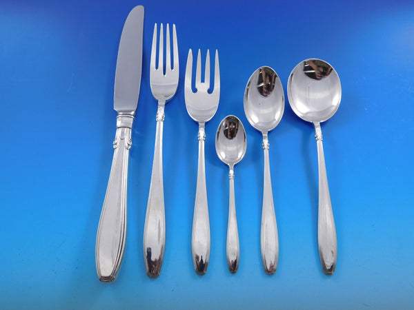 Nocturne by Gorham Sterling Silver Flatware Set for 12 Service 74 pcs Dinner