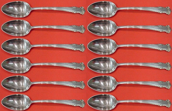 English Shell by Lunt Sterling Silver Teaspoon Set 12 pieces 6"