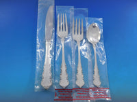 Martinique by Oneida Sterling Silver Flatware Set for 4 Service 20 pcs Unused FS