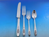 Bird of Paradise by Community Silverplate Flatware Set For 24 Service 115 pieces