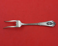 Rose Point by Wallace Sterling Silver English Server Splayed Tines Orig 6 7/8"