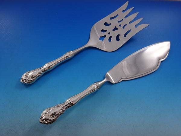 Chateau Rose by Alvin Sterling Silver Fish Serving Set 2 Piece Custom Made HHWS