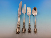 American Beauty by Manchester Sterling Silver Flatware Set for 8 Service 56 pcs
