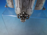 Austrian Sterling Silver Tea Caddy Brite Cut Eagle Finial c.1890 Vintage (#5982)