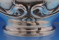 Eton by Wallace Sterling Silver Tea Pot Art Nouveau #1160 6" Monogram C (#8402)