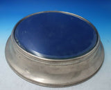 Beaded by GM English Silverplate Plateau Mirror 17" x 4" w/ Dragon Crest (#5881)