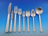Modern Arvesolv #17 by Hans Hansen Sterling Silver Flatware Set Danish 55 pcs