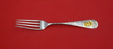 Medallion aka Etruscan by Shiebler Sterling Luncheon Fork golden roman  7 1/4"