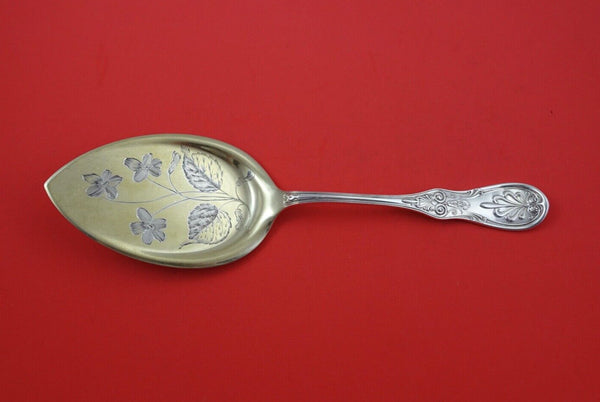 Saratoga by Tiffany & Co. Sterling Pie Server FH AS GW w/ violets  10 1/4"