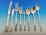 Mansion House by Heirloom Oneida Sterling Silver Flatware Set 8 Service 71 pcs