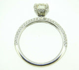 Platinum Genuine Natural Diamond Engagement Ring 1.33cts (#J2076)