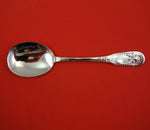 Puiforcat French France Sterling Silver Ice Cream Spoon with Fan Motif 5 1/2"