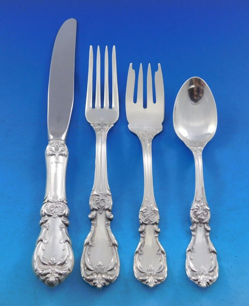 Burgundy by Reed & Barton Sterling Silver Flatware Set 12 Service 54 pcs Unused