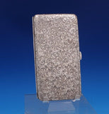 Bright-Cut .950 Silver Cigarette Case 6" x 3 1/8" 6 ozt. (#8285) Fabulous!