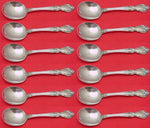 Melrose by Gorham Sterling Silver Cream Soup Spoon Set 12 pieces 6 1/4"