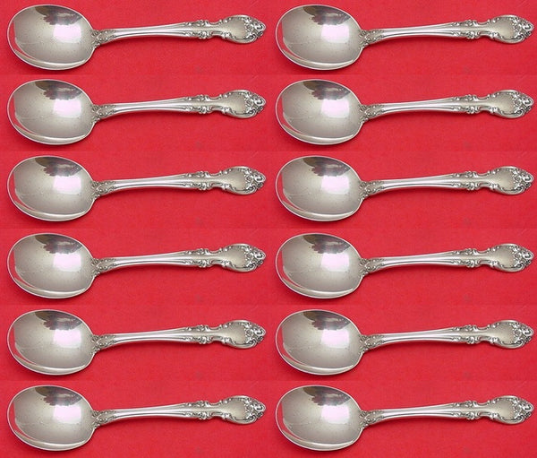 Melrose by Gorham Sterling Silver Cream Soup Spoon Set 12 pieces 6 1/4"