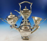 Mary Chilton by Towle Sterling Silver Tea Set Kettle Creamer Sugar 4pc (#0174)