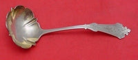 Coin Silver by Albert Coles Gravy Ladle Brite-Cut Scalloped 7"