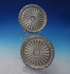 Cluny by Gorham Sterling Silver Champagne Coaster Pair #40 5 1/2" x 1/4" (#5849)