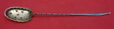 Oval Twist by Whiting Sterling Silver Olive Spoon Long Pierced GW Original 9"