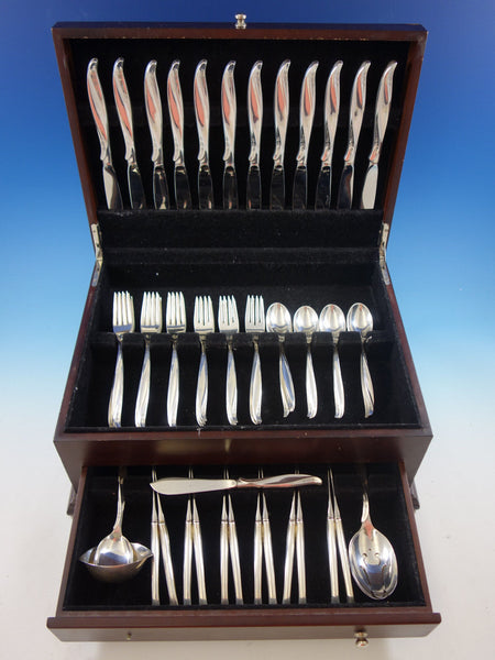 Pine Spray by International Sterling Silver Flatware 12 Set Service 65 pieces