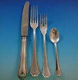 Chippendale by HB Hammer German 800 Silver Flatware Set For 12 Service 140 Pcs