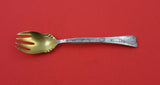 Lap Over Edge Acid Etched by Tiffany & Co Sterling Ice Cream Fork plant 5 3/4"