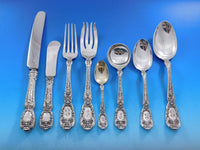 Florentine by Gorham Sterling Silver Flatware Set 8 Service 66 pieces G monogram