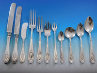 Lady Wynn by Mount Vernon Sterling Silver Flatware Set Dinner 140 pcs P Monogram